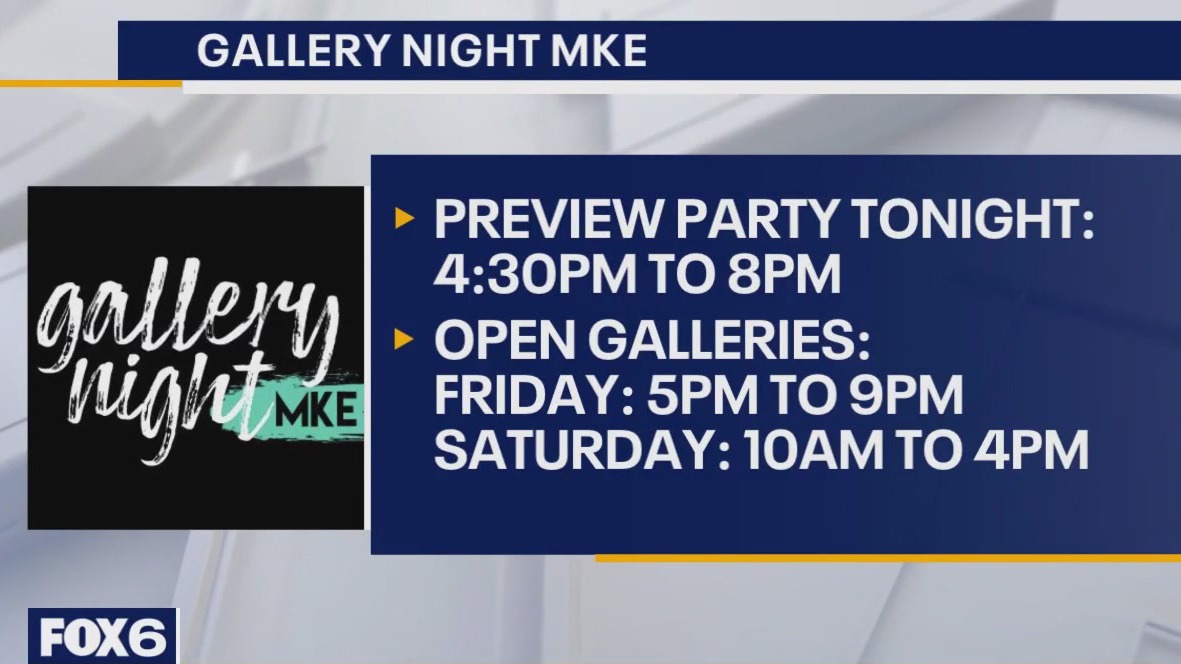 More than 30 at galleries in Walker’s Point, the Historic Third Ward and East Town will be open this weekend during Gallery Night MKE